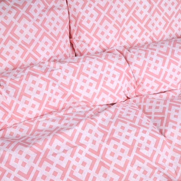 Фото - Комплект постельного белья MirSon Ranforce Elite 17-0952 Abstract Pink 220х240 (2200013167006)